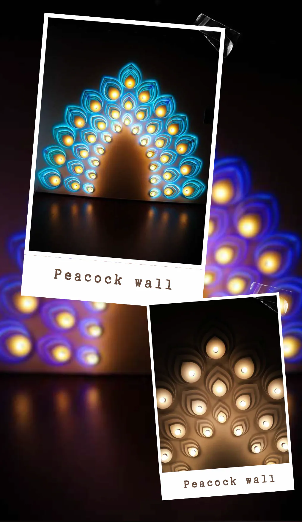Peacock wall