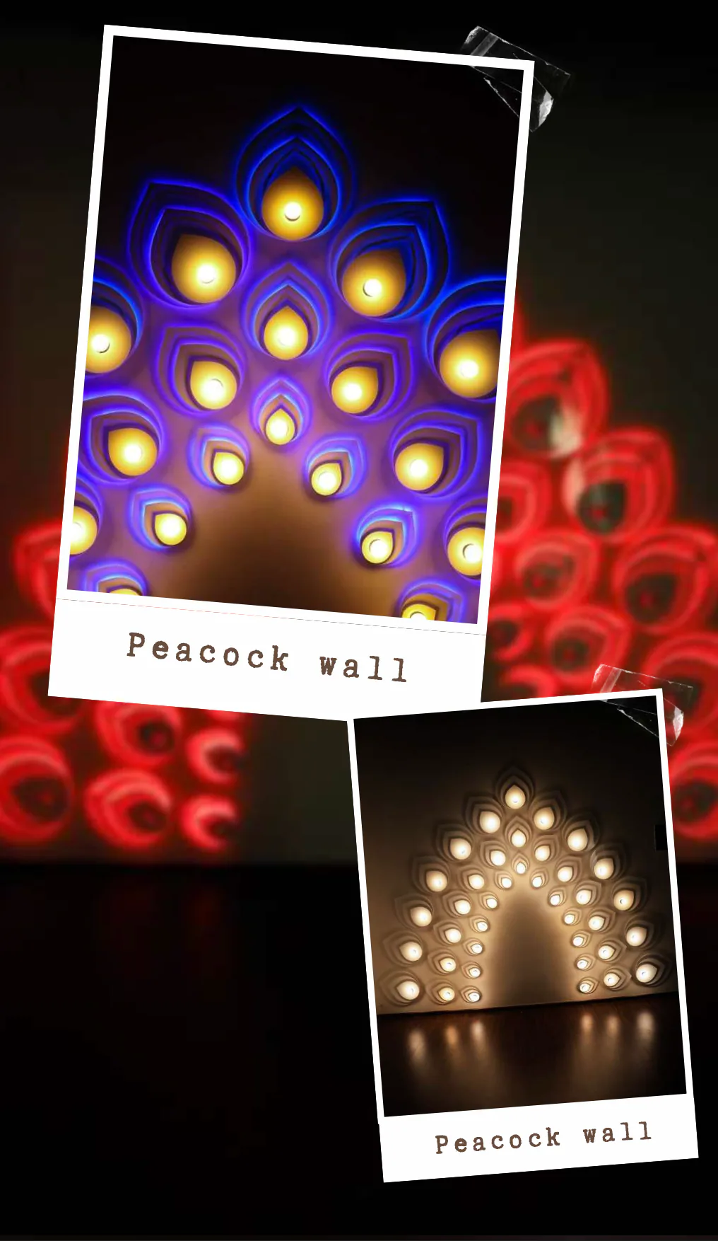 Peacock wall